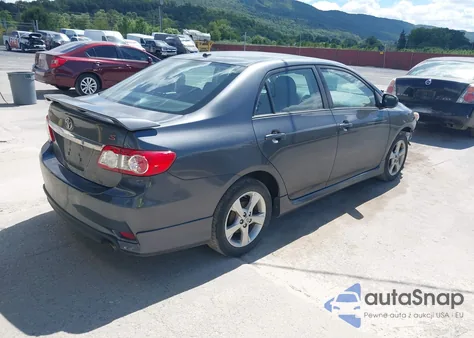 2011 Toyota Corolla S z USA, uszkodzony, nr VIN 2T1BU4EE5BC555477